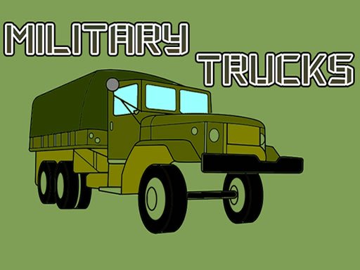 Military Trucks Coloring Online